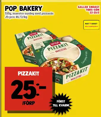 MatArket pizzakit erbjuda