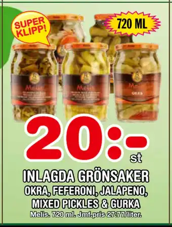 Nya Pulsen INLAGDA GRÖNSAKER erbjuda