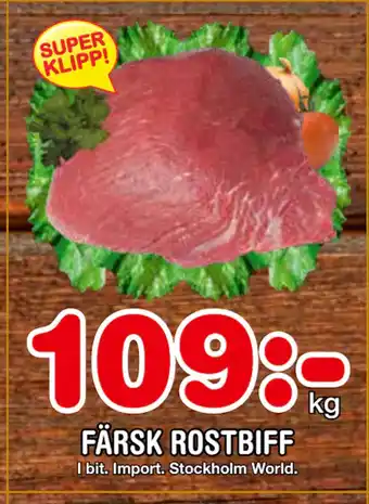 FÄRSK ROSTBIFF