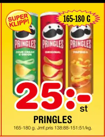 Nya Pulsen PRINGLES erbjuda