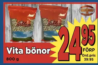 Supergrossen Vita bönor erbjuda