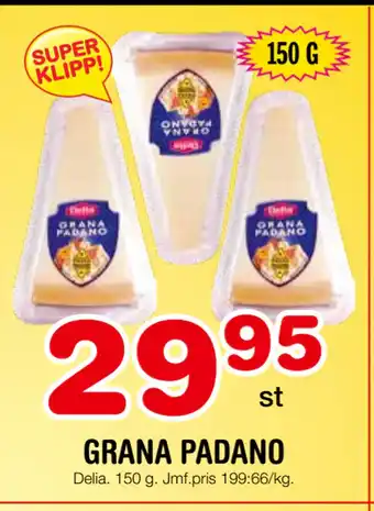 Nya Pulsen GRANA PADANO erbjuda