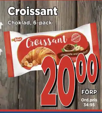 Supergrossen Croissant erbjuda