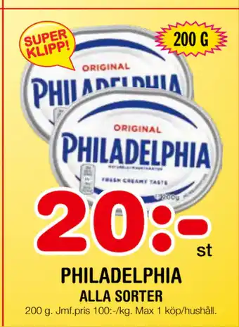Nya Pulsen PHILADELPHIA erbjuda