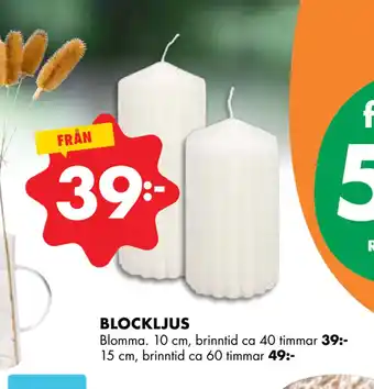 ÖoB BLOCKLJUS erbjuda