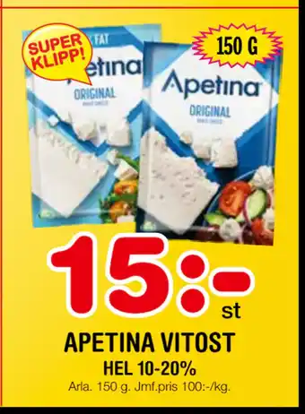 Nya Pulsen APETINA VITOST erbjuda