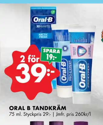 ORAL B TANDKRÄM