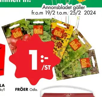 ÖoB FRÖER erbjuda
