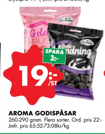 ÖoB AROMA GODISPÅSAR erbjuda