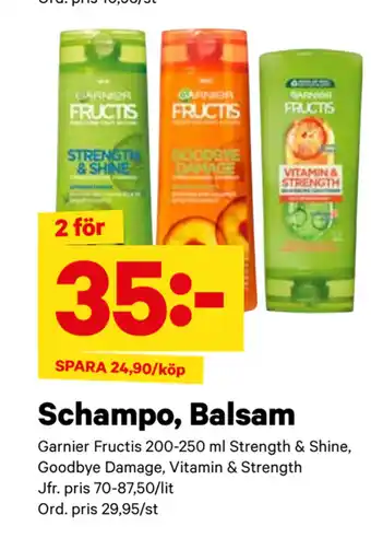 City Gross Schampo, Balsam erbjuda