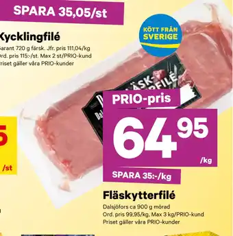 City Gross Fläskytterfilé erbjuda