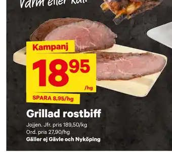 City Gross Grillad rostbiff erbjuda