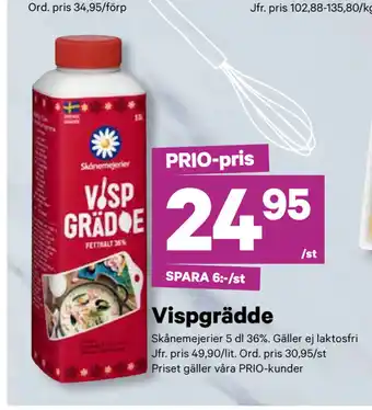 Vispgrädde
