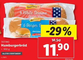 Lidl Hamburgerbröd erbjuda