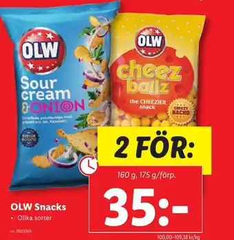 Lidl OLW Snacks erbjuda