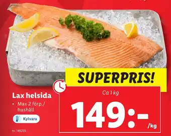 Lidl Lax helsida erbjuda