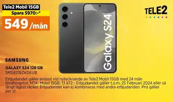 Power SAMSUNG GALAXY S24 128 GB erbjuda