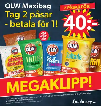 DollarStore OLW Maxibag erbjuda