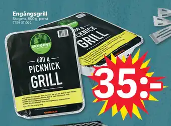 DollarStore Engångsgrill erbjuda