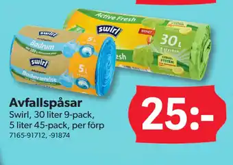 DollarStore Avfallspåsar erbjuda