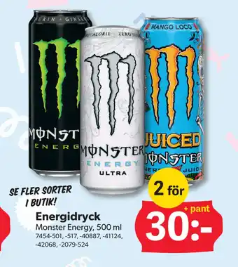 DollarStore Energidryck erbjuda