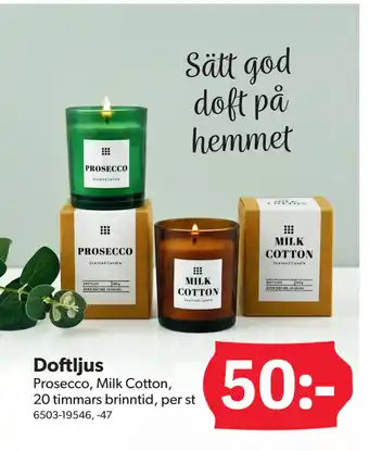 DollarStore Doftljus erbjuda