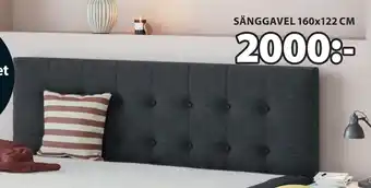 JYSK SÄNGGAVEL 160x122 CM erbjuda