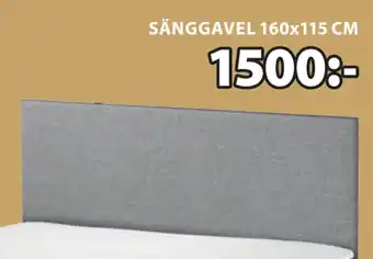 JYSK SÄNGGAVEL 160x115 CM erbjuda