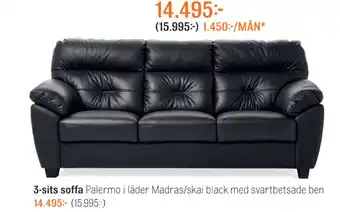 Mio 3-sits soffa erbjuda