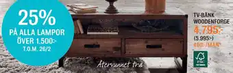 Mio TV-BÄNK WOODENFORGE erbjuda