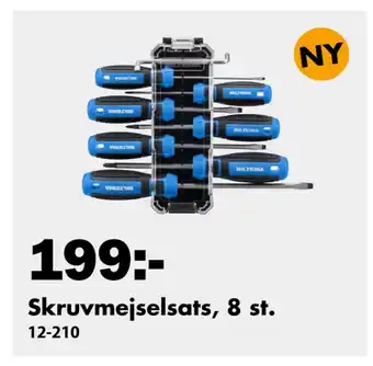 Biltema Skruvmejselsats, 8 st erbjuda