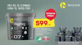 Byggmax Midun Väggfärg 10 l erbjuda