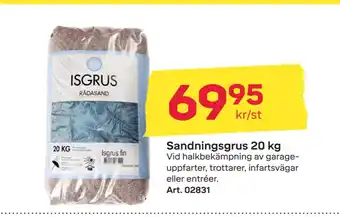 Byggmax Sandningsgrus 20 kg erbjuda