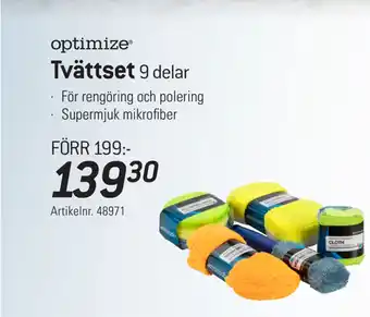 thansen Tvättset 9 delar erbjuda