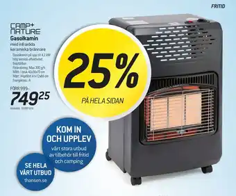 thansen Gasolkamin erbjuda