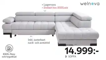 XXXLutz Hörnsoffa Selva erbjuda