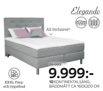 XXXLutz Kontinentalsäng Vision 1 erbjuda