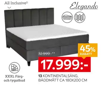 XXXLutz Kontinentalsäng ”Winter 3000” erbjuda