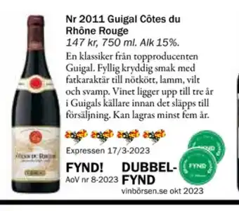 Gøl röd vin