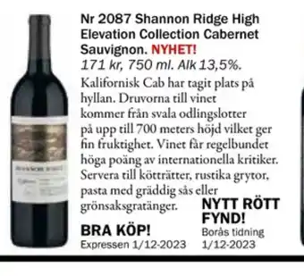 Coop Mersmak Gøl röd vin erbjuda