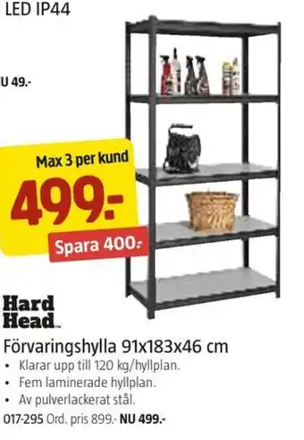 Jula Förvaringshylla 91x183x46 cm erbjuda