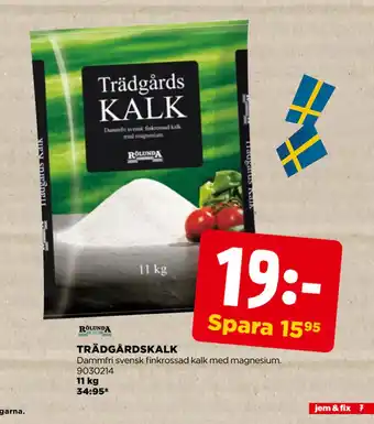 Jem&Fix TRÄDGÅRDSKALK erbjuda