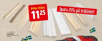 Jem&Fix TRÄLISTER erbjuda