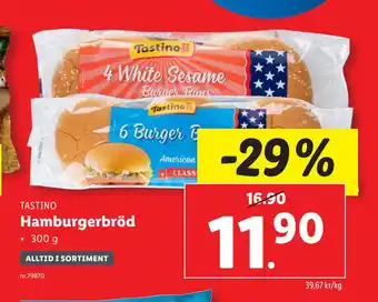 Lidl Hamburgerbröd erbjuda