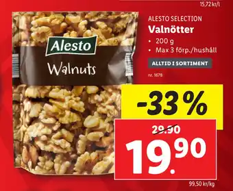 Lidl Valnötter erbjuda