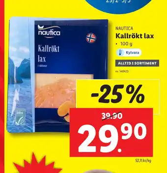 Lidl Kallrökt lax erbjuda