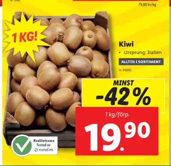Lidl Kiwi erbjuda