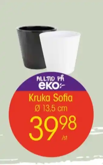 EKO Fiona & friends krukor erbjuda