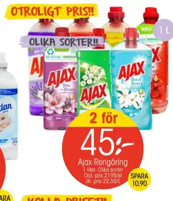 EKO Ajax rengöringsmedel erbjuda