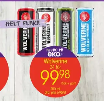 EKO Wolverine energidryck erbjuda